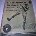 Sport Illustrato  1940-41 i campionati di calcio
